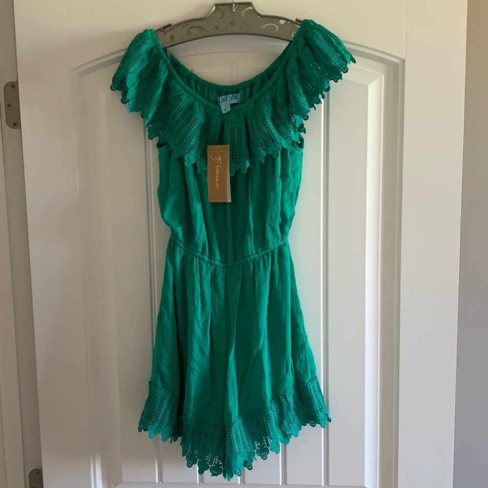 Francescas emerald green romper